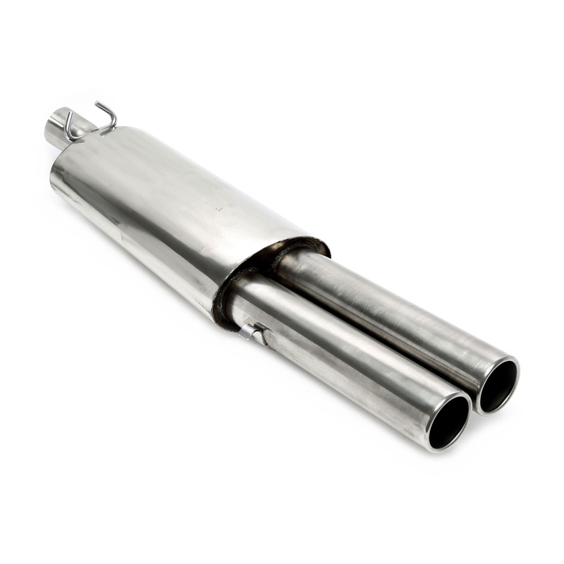 silenziatore sportivo  2x76mm round/flanged fromsistema di scarico EVOG2A-xx (Cod. T-EVOG2A-ESD276)