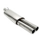 silenziatore sportivo  2x76mm round/flanged fromsistema di scarico EVOG2A-xx (Cod. T-EVOG2A-ESD276)