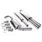sistema di scarico 2x76mm per VW Golf II (Cod. T-EVOG2AE276)