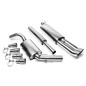 sistema di scarico 2x76mm DTM per VW Golf II (Cod. T-EVOG2AED76)