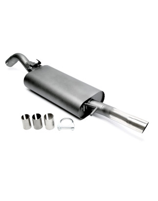 silenziatore sportivo  1x60mm S-pipe per VW Golf II (Cod. T-EVOG2E60S)