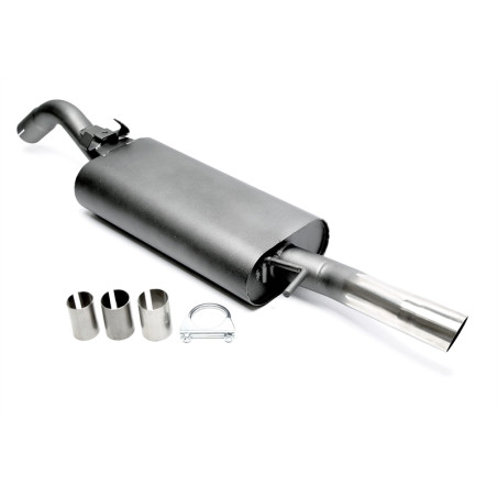 silenziatore sportivo  1x60mm S-pipe per VW Golf II (Cod. T-EVOG2E60S)