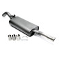 silenziatore sportivo  1x60mm S-pipe per VW Golf II (Cod. T-EVOG2E60S)