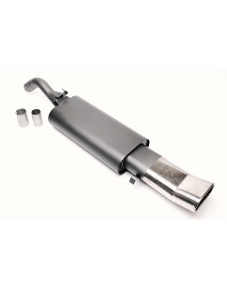 silenziatore sportivo  70x140mm DTM per VW Golf II (Cod. T-EVOG2EDTM)