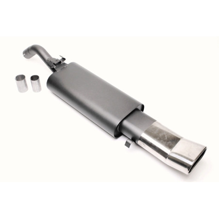 silenziatore sportivo  70x140mm DTM per VW Golf II (Cod. T-EVOG2EDTM)