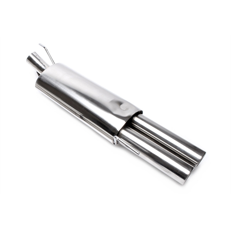 silenziatore sportivo  2x76mm round/flangedsistema di scarico EVOG3A-xx (Cod. T-EVOG3A-ESD276)