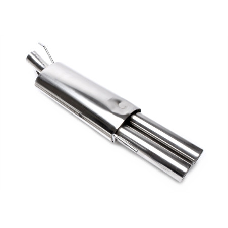 silenziatore sportivo  2x76mm round/flangedsistema di scarico EVOG3A-xx (Cod. T-EVOG3A-ESD276)