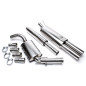 sistema di scarico 2x76mm per VW Golf III, Golf III+IV Cabrio (Cod. T-EVOG3AE276) sistema di scarico 2x76mm per VW Golf III, Golf III+IV Cabrio (Cod. T-EVOG3AE276)
