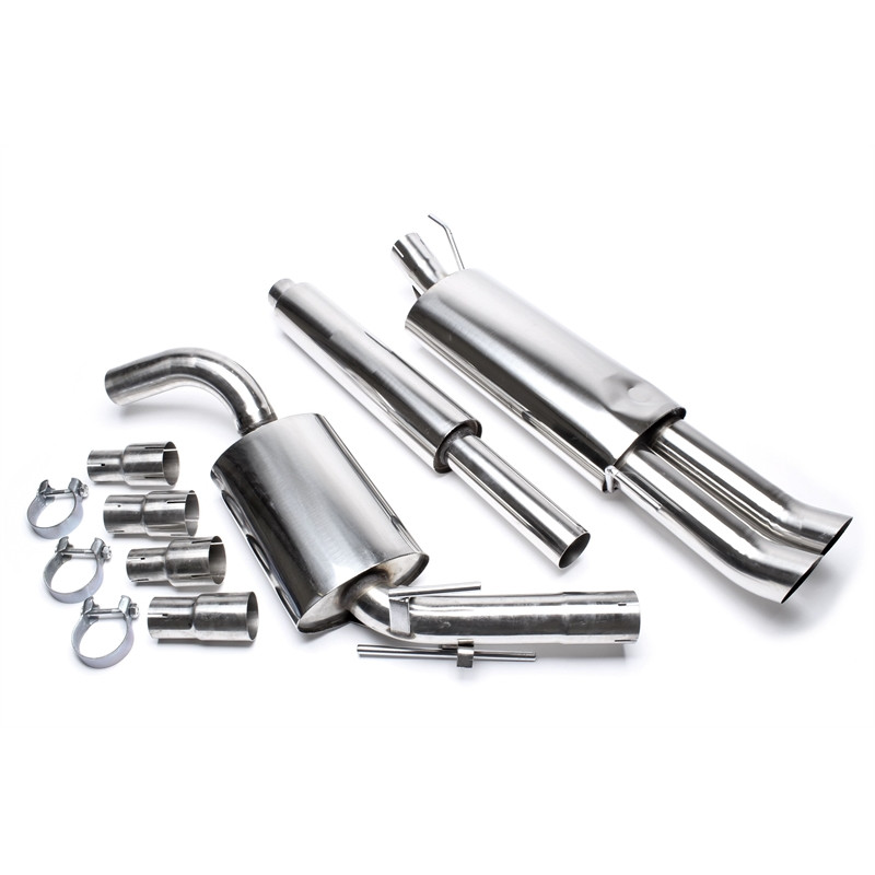 sistema di scarico 2x76mm DTM per VW Golf III (Cod. T-EVOG3AED76)