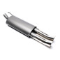 silenziatore sportivo 2x76mm DTM per VW Golf III, Golf III+IV Cabrio (Cod. T-EVOG3ED76) silenziatore sportivo 2x76mm DTM per VW Golf III, Golf III+IV Cabrio (Cod. T-EVOG3ED76)