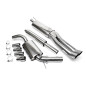 sistema di scarico 2x76mm DTM per VW Golf III Variant, Vento (Cod. T-EVOG3VAED76)