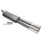 silenziatore sportivo  2x76mm per VW Golf III Variant, Vento (Cod. T-EVOG3VE276S)