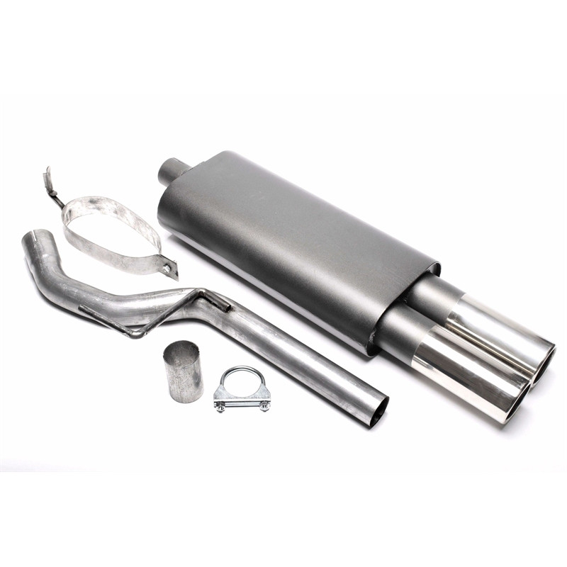 silenziatore sportivo  2x76mm per VW Passat berlina, Passat Variant,  35I (Cod. T-EVOP35E276)