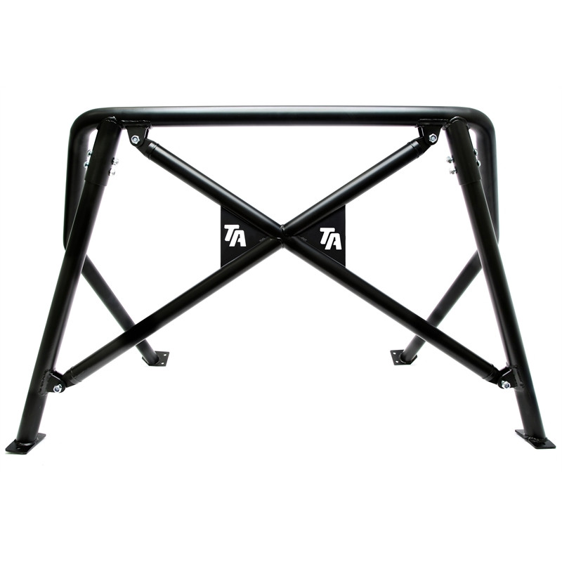 roll bar nera con logo per VW Golf I  17 (Cod. T-EVORBG1S-1)