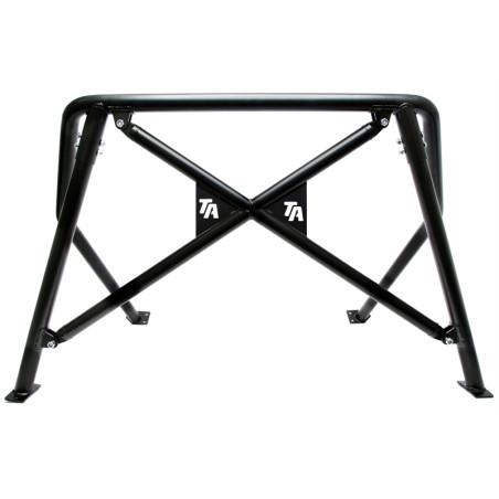 roll bar nera con logo per VW Golf I  17 (Cod. T-EVORBG1S-1)