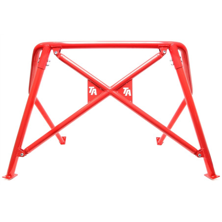 roll bar rossa con logo per VW Golf II  19E (Cod. T-EVORBG2R-1)