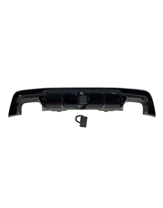 Diffusore Posteriore BMW E60 look M Performance Nero lucido Luce freno a led (Cod. E-TCB6381)