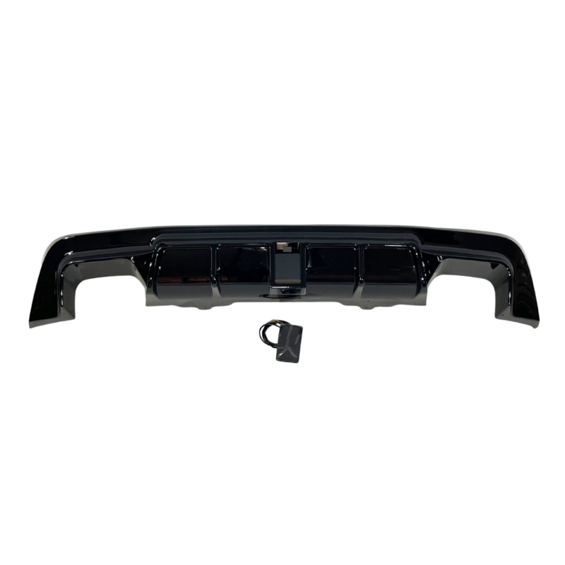 Diffusore Posteriore BMW E60 look M Performance Nero lucido Luce freno a led (Cod. E-TCB6381)