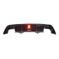 Diffusore Posteriore BMW E60 look M Performance Nero lucido Luce freno a led (Cod. E-TCB6381)