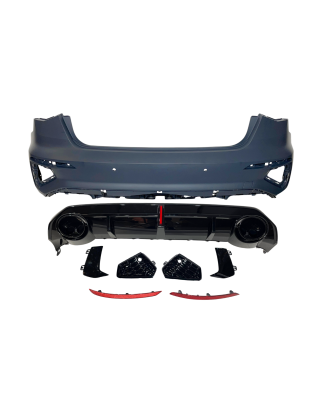 Paraurti Posteriore Audi A3 Sportback 2019-2024 Look RS3 Led (Cod. E-TCA03170275)