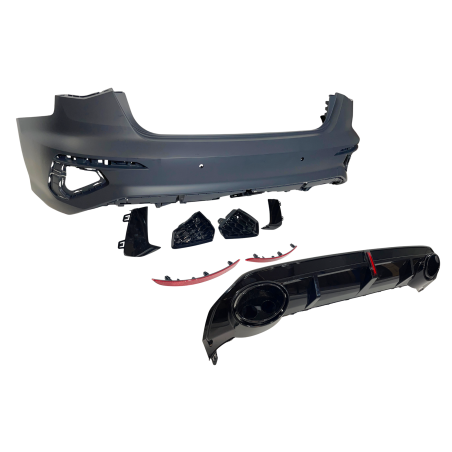 Paraurti Posteriore Audi A3 Sportback 2019-2024 Look RS3 Led (Cod. E-TCA03170275)