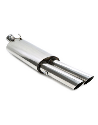silenziatore sportivo  2x76mm from racing exhaust system RSG2E276SC per VW Golf II (Cod. T-RSG2-ESD2