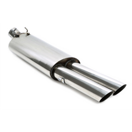 silenziatore sportivo  2x76mm from racing exhaust system RSG2E276SC per VW Golf II (Cod. T-RSG2-ESD2