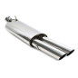 silenziatore sportivo  2x76mm from racing exhaust system RSG2E276SC per VW Golf II (Cod. T-RSG2-ESD2