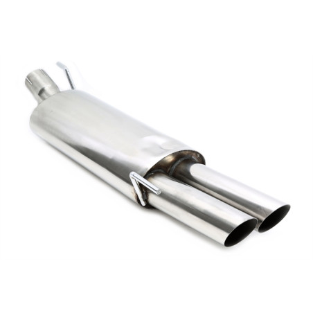 silenziatore sportivo 2x76mm from racing exhaust system RSG3E276SC VW Golf III, Golf III+IV Cabrio (
