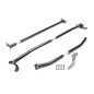 kit barra duomi nero per VW Polo IV 6N (Cod. T-SSDSKITP4)