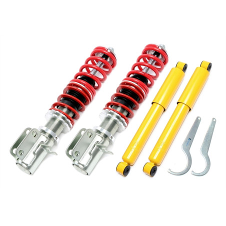 Assetto sportivo a ghiera regolabile - Deep Version per -  ant.+ post. VW Caddy I 14D (Cod. T-X-GWVW