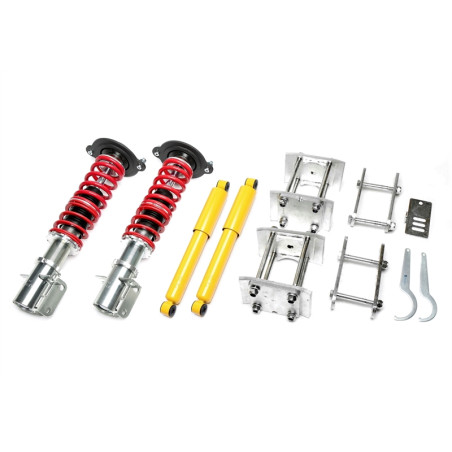 Assetto sportivo a ghiera regolabile  - Deep Version per - VW Caddy I  14D (Cod. T-X-GWVW15)