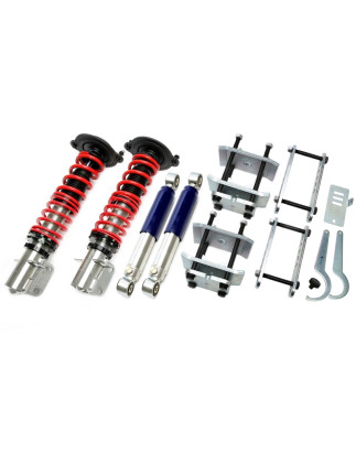 Assetto sportivo a ghiera durezza regolabile - Deep Version per - VW Caddy I  14D (Cod. T-X-GWVW15H)