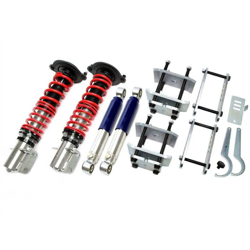 Assetto sportivo a ghiera durezza regolabile - Deep Version per - VW Caddy I  14D (Cod. T-X-GWVW15H)