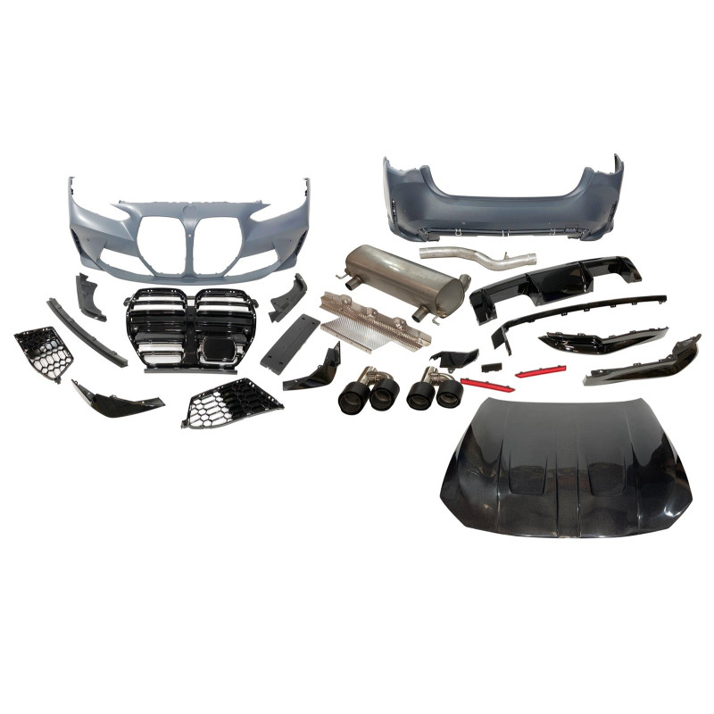 Kit estetico BMW G26 Look M4 Cofano (Cod. E-TCBG220421001414001)