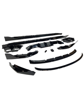 Kit estetico BMW G80 M3 Look M Performance Nero lucido (Cod. E-TCB4224)