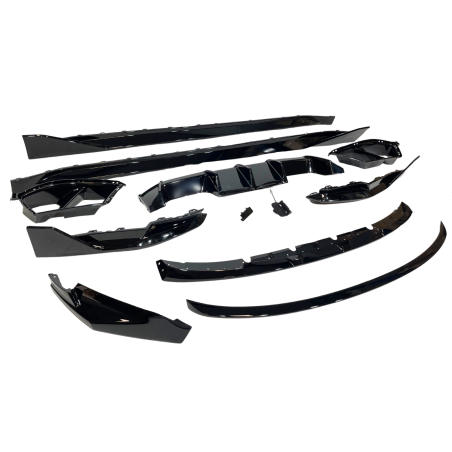 Kit estetico BMW G80 M3 Look M Performance Nero lucido (Cod. E-TCB4224)