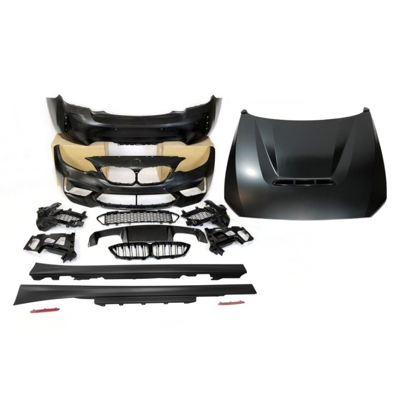 Kit estetico BMW F22 / F23 2013-2019 Look M2 Competition (Cod. E-TCB9024F219F2346271)