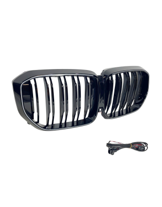 griglie BMW G05 X5 LCI LED Nero Lucido (Cod. E-TCBG102)