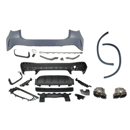 Paraurti Posteriore Mercedes X254 GLC 2023+ look AMG GLC63 (Cod. E-TCM04563967)