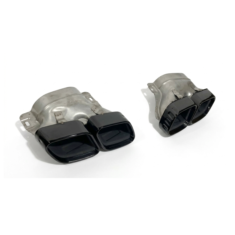 Terminali Di Uscita Di Scarico Mercedes W206 Black (Cod. E-SIL0147)