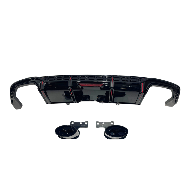 Diffusore Posteriore Audi A5 2017-2019 Look RS5 (Cod. E-TCA0350)