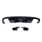 Diffusore Posteriore Audi A5 2017-2019 Look RS5 (Cod. E-TCA0350)