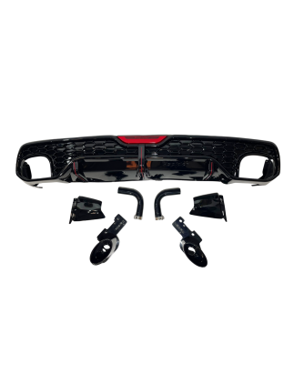 Diffusore Posteriore Audi Q5 SUV 2018-2024 Look RSQ5 (Cod. E-TCA0347)