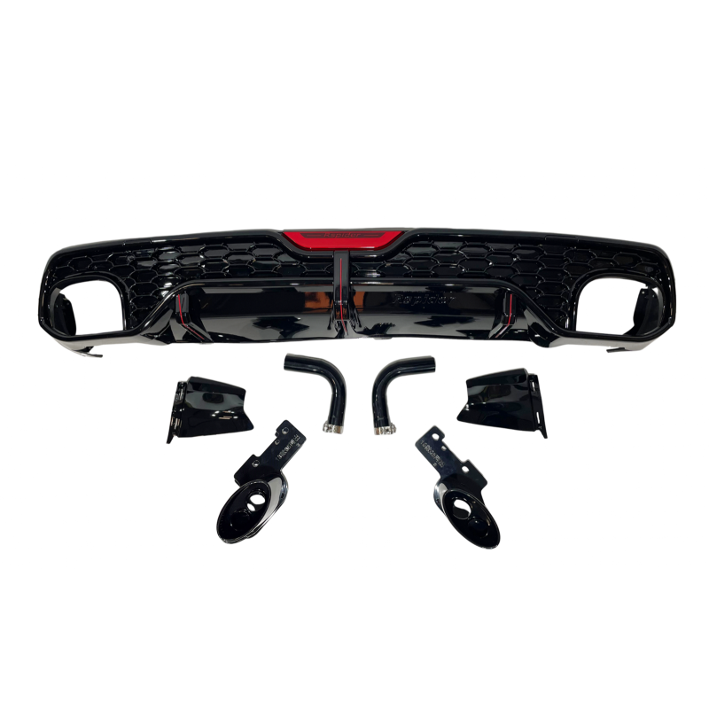 Diffusore Posteriore Audi Q5 SUV 2018-2024 Look RSQ5 (Cod. E-TCA0347)