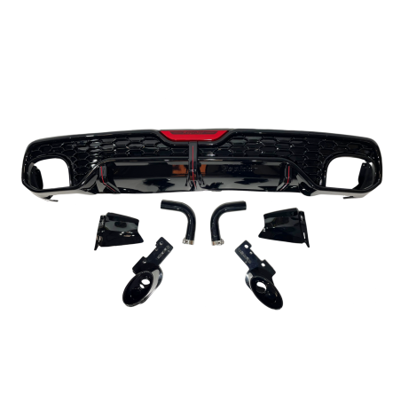 Diffusore Posteriore Audi Q5 SUV 2018-2024 Look RSQ5 (Cod. E-TCA0347)
