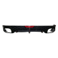 Diffusore Posteriore Audi Q5 SUV 2018-2024 Look RSQ5 (Cod. E-TCA0347)
