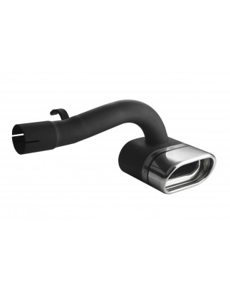Terminale di scarico RENAULT Megane II HATCHBACK - ovale 145x75mm montato centralmente (Cod. U-nx21-