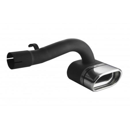 Terminale di scarico RENAULT Megane II HATCHBACK - ovale 145x75mm montato centralmente (Cod. U-nx21-