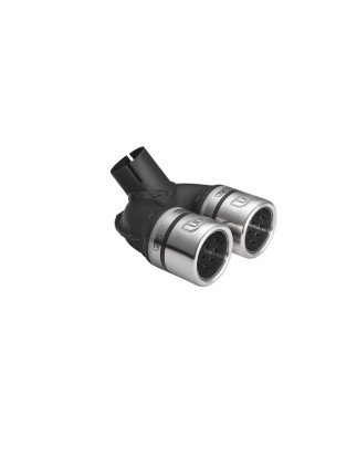 Terminale di scarico SMART ForTwo II (Cod. U-smart_ii_2x6_70mm_11790)